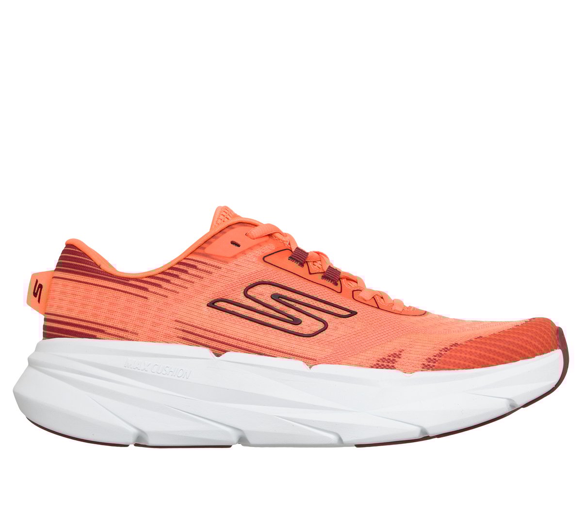Skechers Uomo Max Cushioning Premier 3 - Valaro Sneaker In Rosso/Arancione, Taglia 42, Vegan, Lavabile In Lavatrice-image