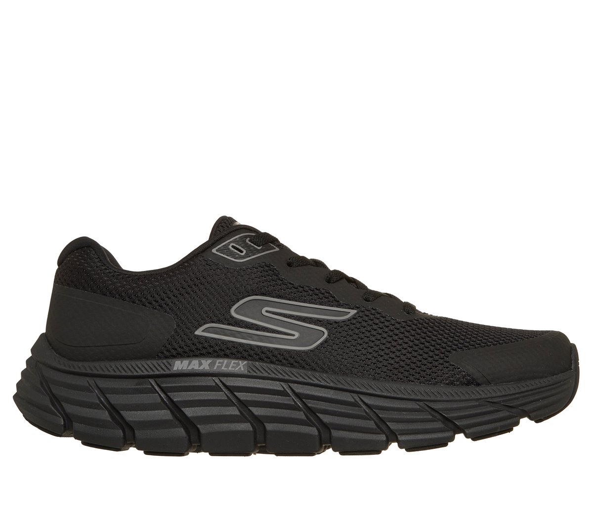 Skechers Men's Max Flex - Maryn Sneaker In Black, Size 12 | Textile/Synthetic, Vegan, Machine Washable
