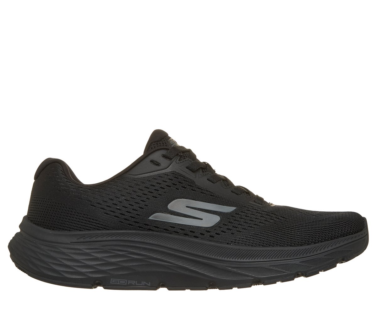 Skechers Skechers Men's GO RUN Consistent 3 - Rushline Sneaker in Black, Size 9 | Textile/Synthetic, Vegan, Machine Washable