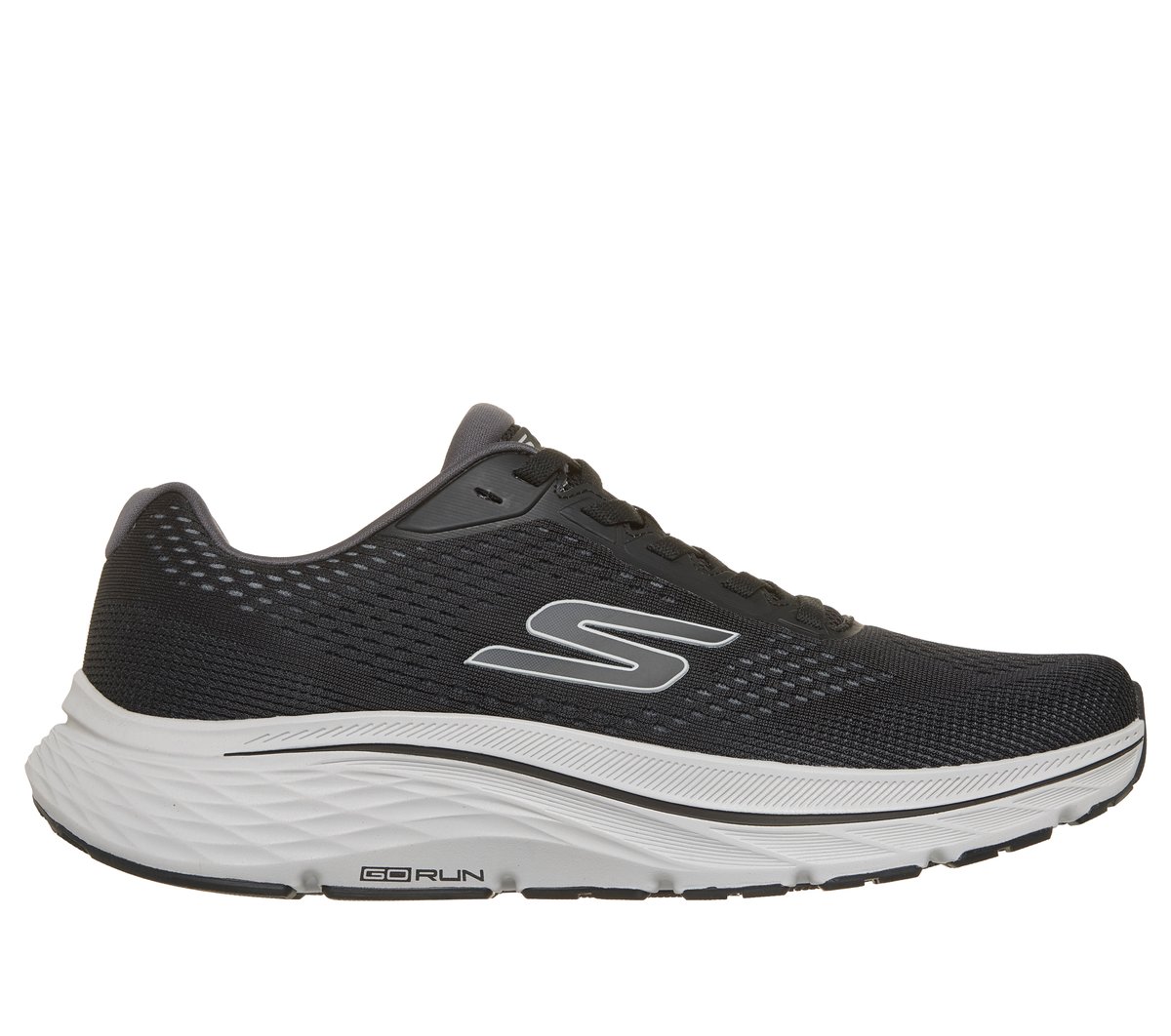 Skechers GO RUN Consistent 3 - Rushline Shoes in Schwarz/Grau, Größe 46, Vegan, in der Maschine waschbar