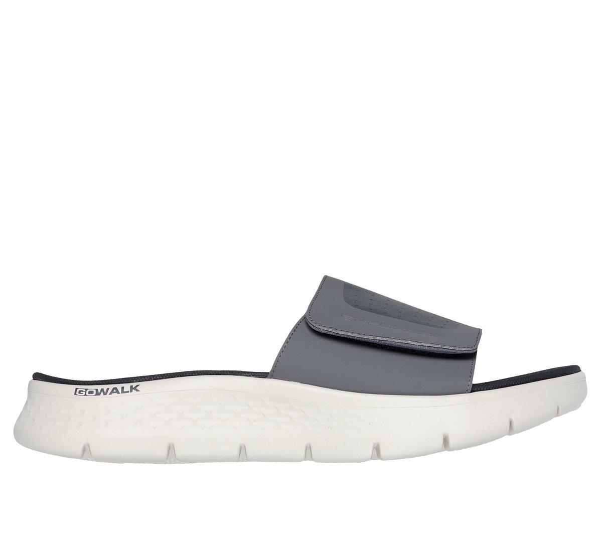 Skechers Uomo GO WALK Flex Sandali - Sandbar in Carbone, Taglia 42.5, Lavabile in lavatrice