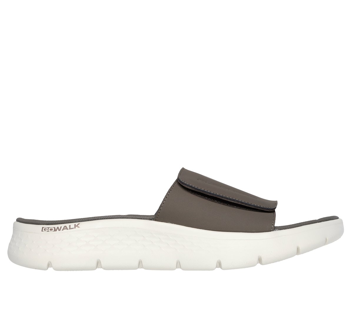 Skechers GO WALK Flex Sandal - Sandbar en Taupe, talla 39.5