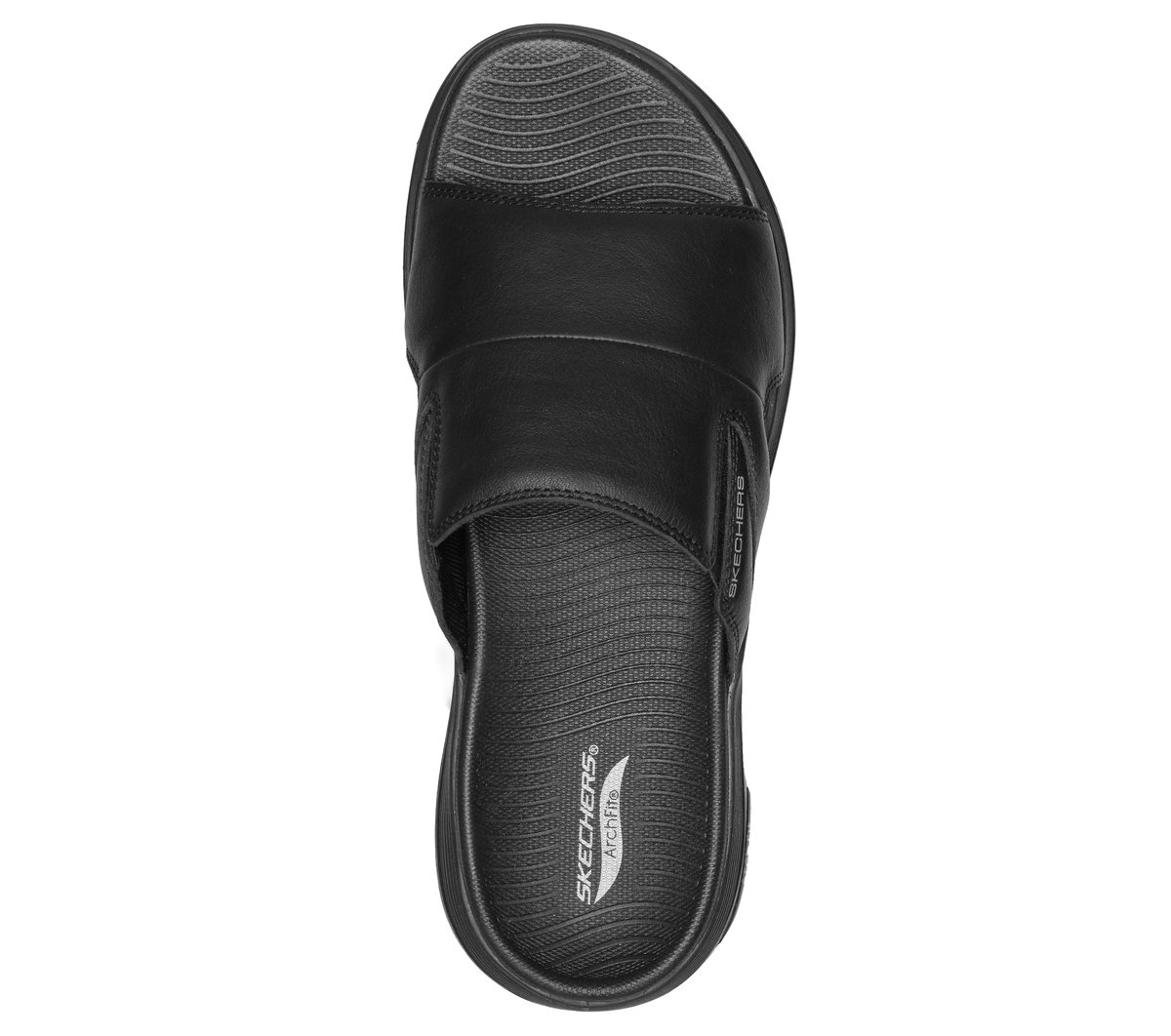 Skechers Go Walk Arch Fit Sandals Mens Size 10 Black SKX Ultra Hook Loop Comfort maxresdefault.jpg main image 3