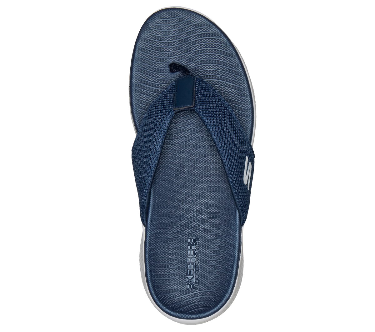 Skechers Uomo Go Consistent Sandali 2.0 - Kaden In Blu Navy Blue/Bianco, Taglia 46, Vegan, Lavabile In Lavatrice - 2