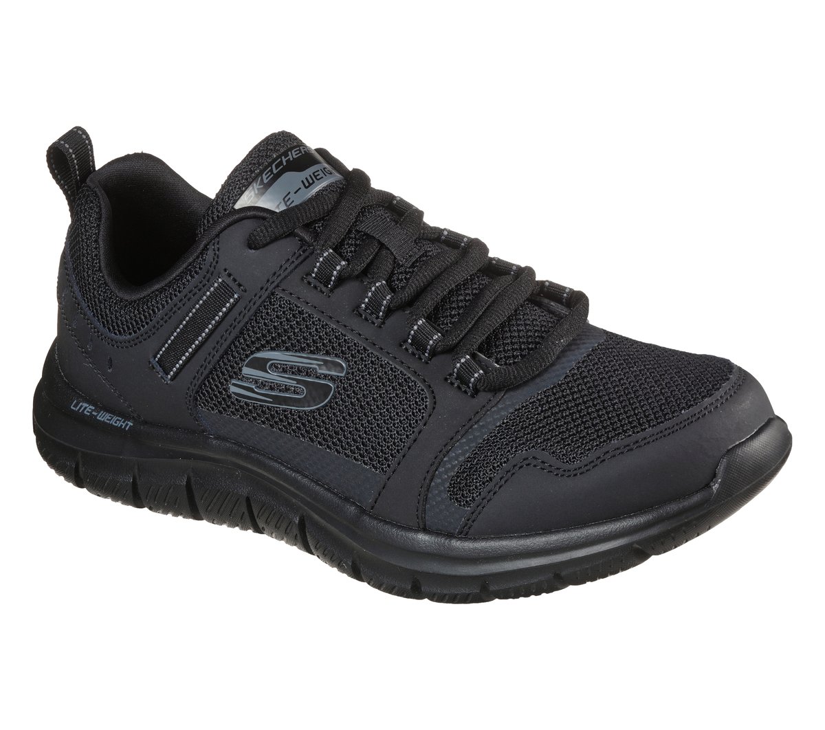 Skechers Track - Knockhill Moyen Width en Noir
