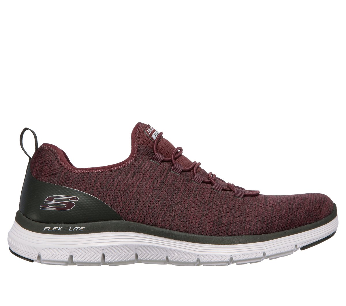 Skechers Flex Advantage 4.0 - Contributor en Borgoña, talla 47.5