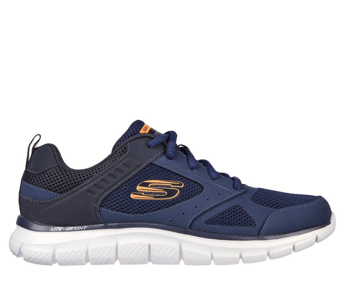 Skechers Track - Syntac en Navy, talla 39.5
