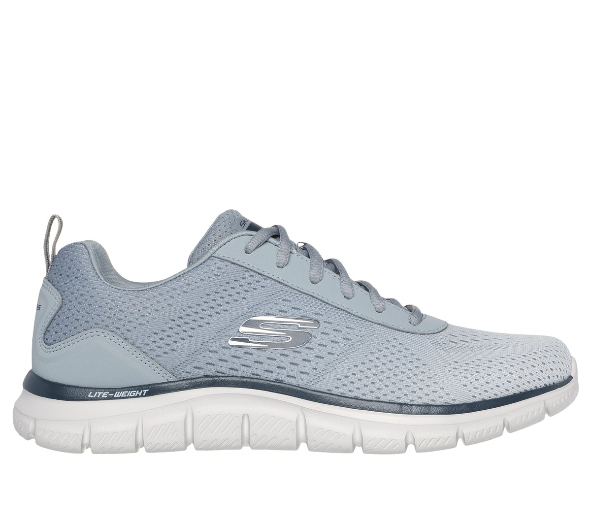 Skechers Track - Ripkent en Gris Claro, talla 41, Vegan
