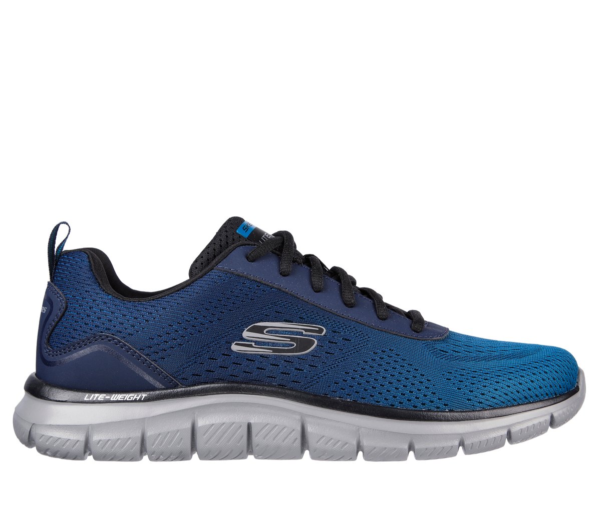 Skechers Track - Ripkent en Azul Marino/Azul, talla 42, Vegan
