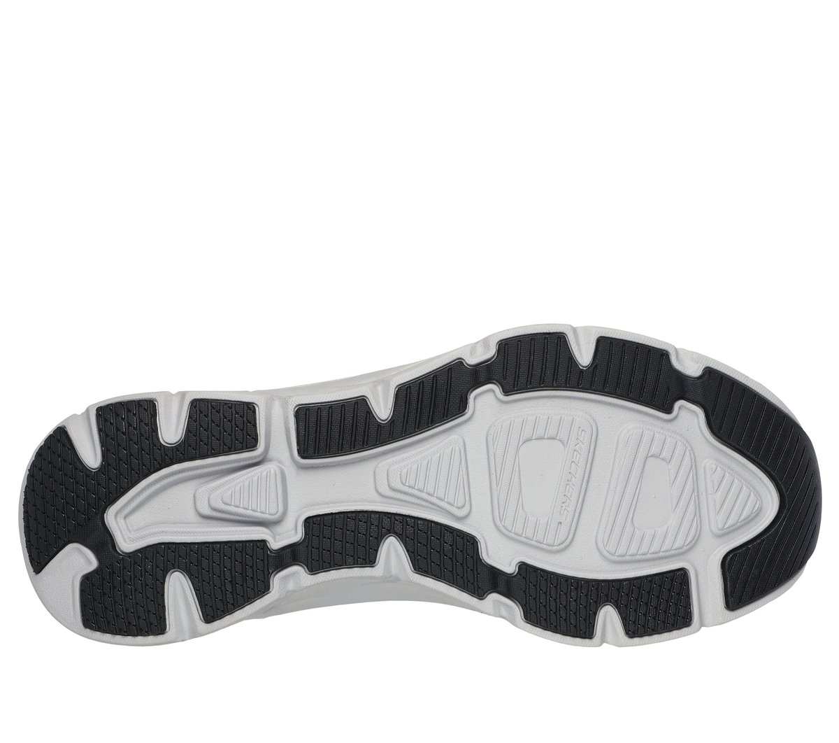 Skechers Slip-ins RF: D'Lux Walker 2.0 - Rezinate Chaussures Moyen Width en Noir/Gris, Vegan, Lavable en machine