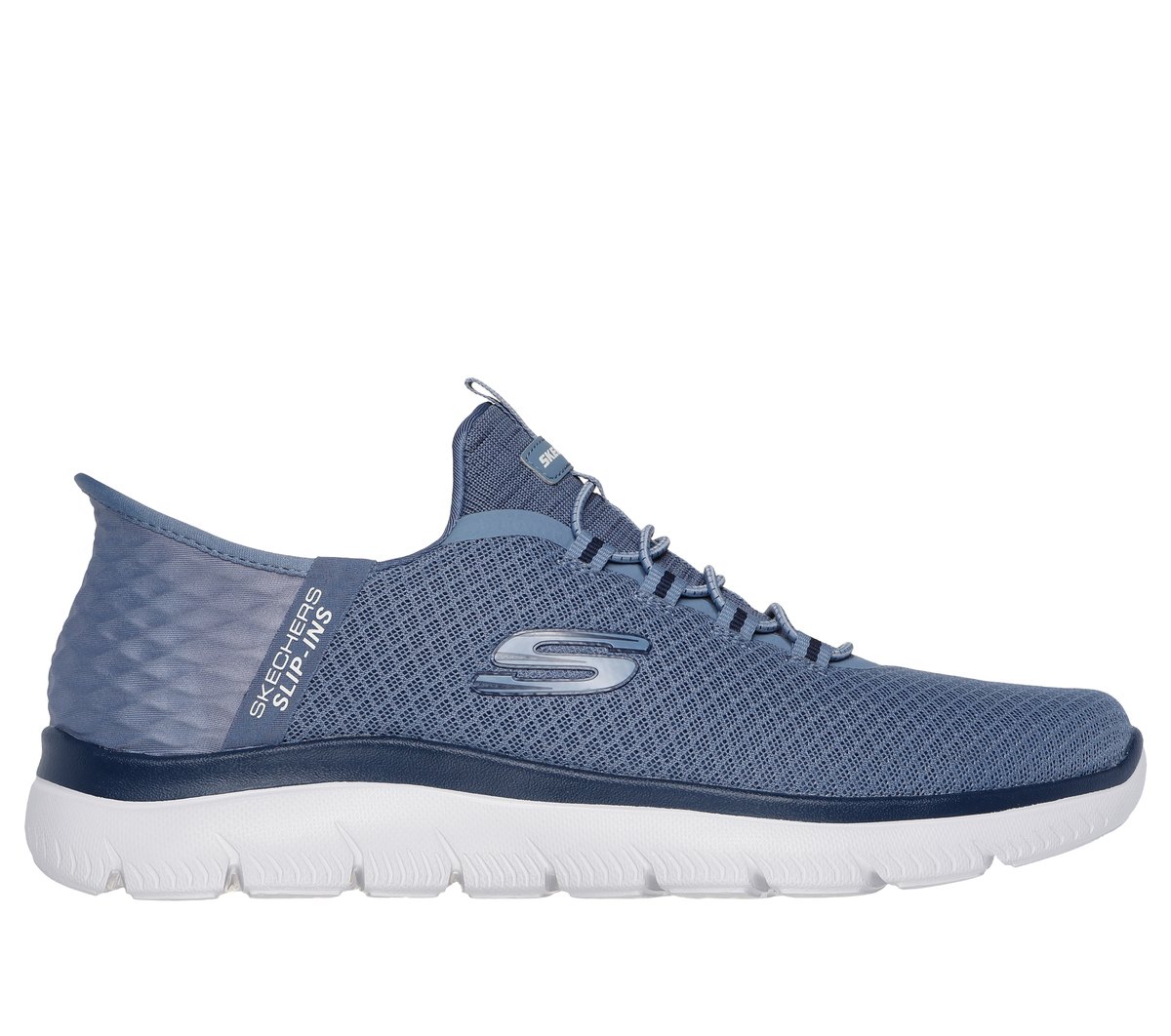 Skechers Slip-ins: Summits - High Range en Gris Pizarra, talla 41, Vegan