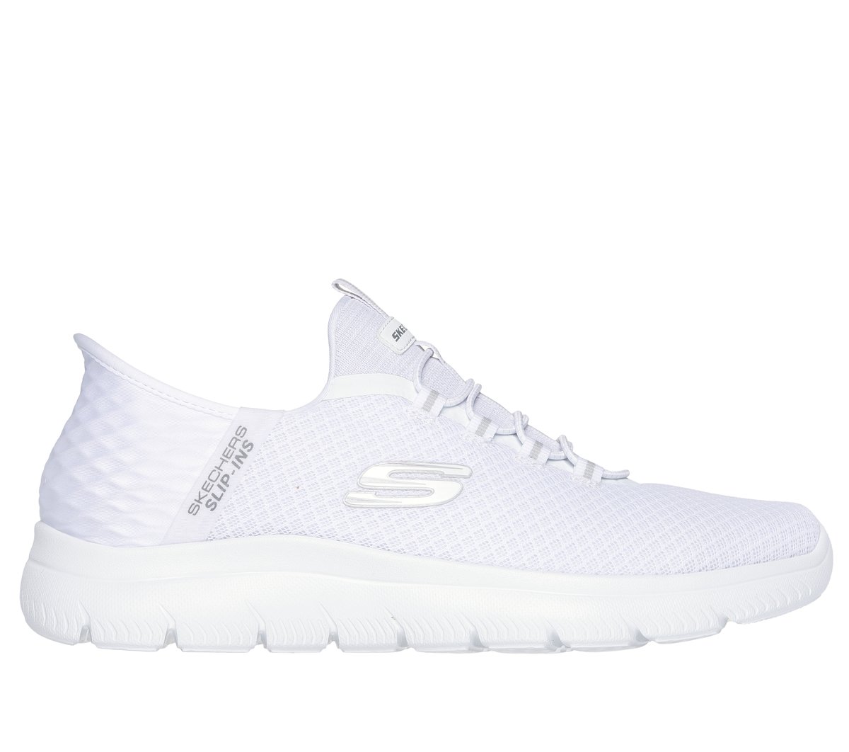 Skechers Slip-ins: Summits - High Range en Blanca, talla 41, Vegan