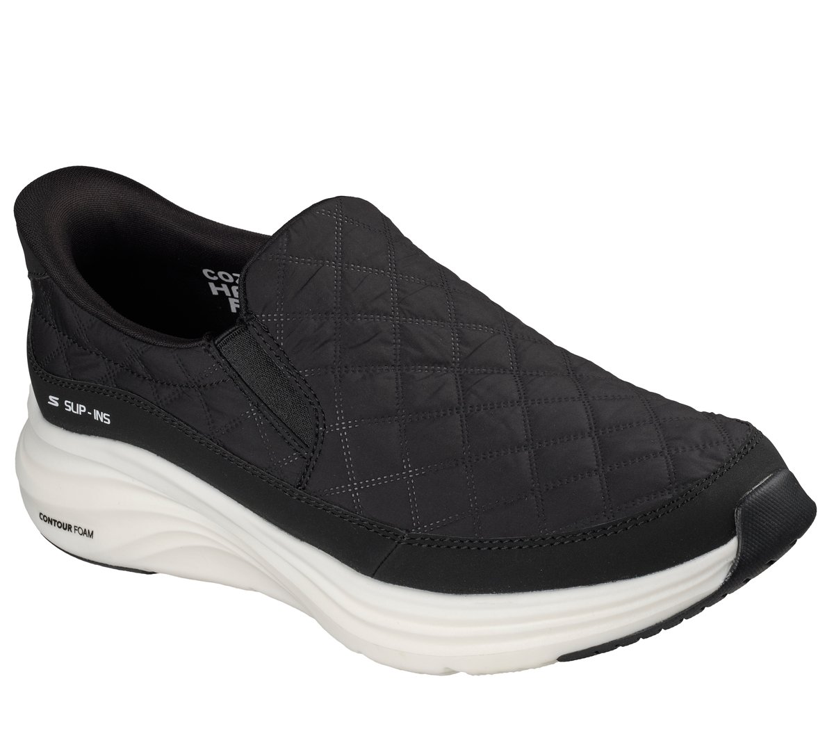 Skechers Homme Contour Foam NORDAIN Baskets Slate CozypolyDuraleather - vue 10