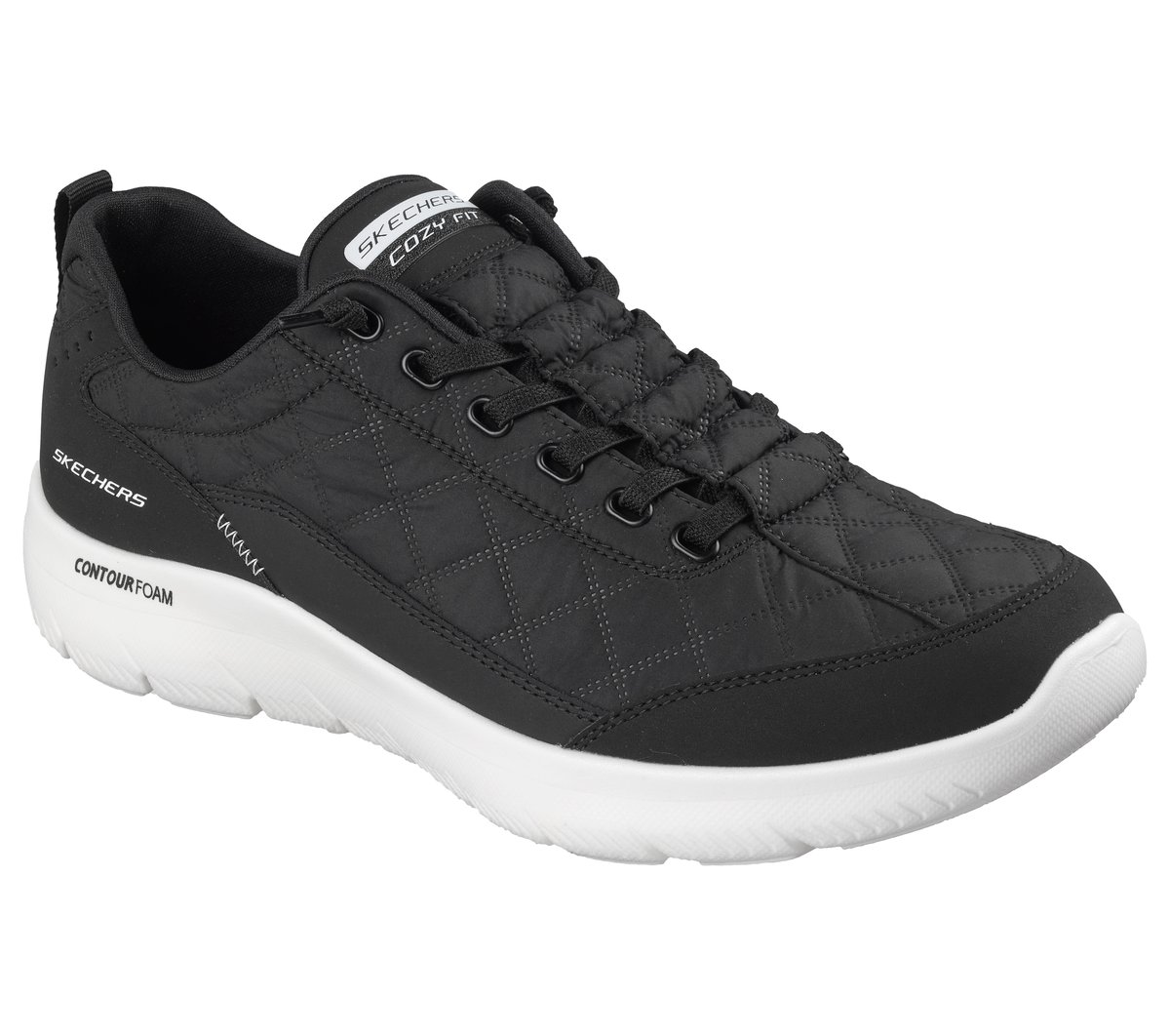 Summits Contour Foam - Cozy Fit — BLACK / WHITE