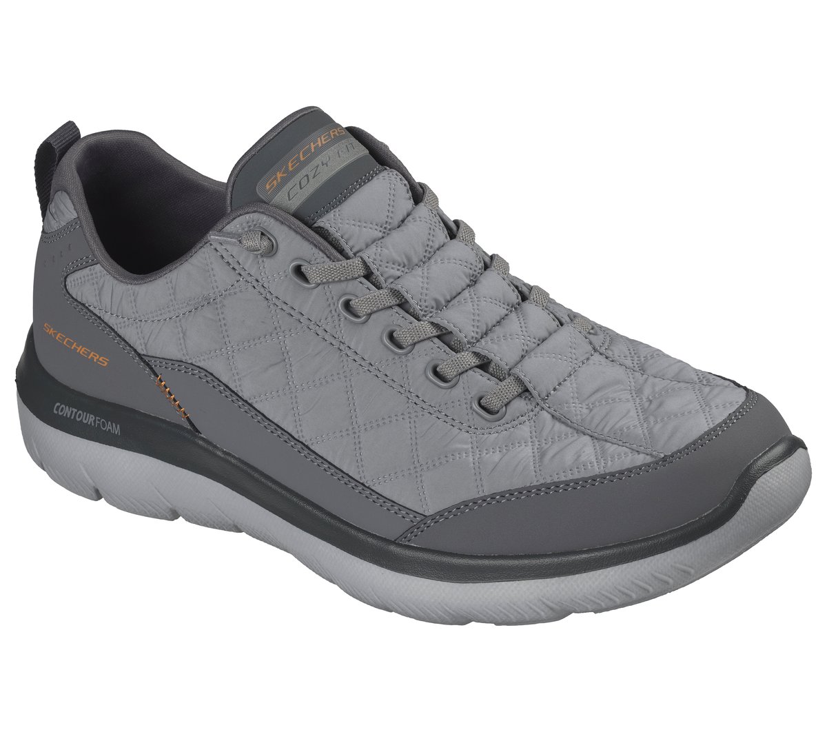 Summits Contour Foam - Cozy Fit — CHARCOAL / ORANGE