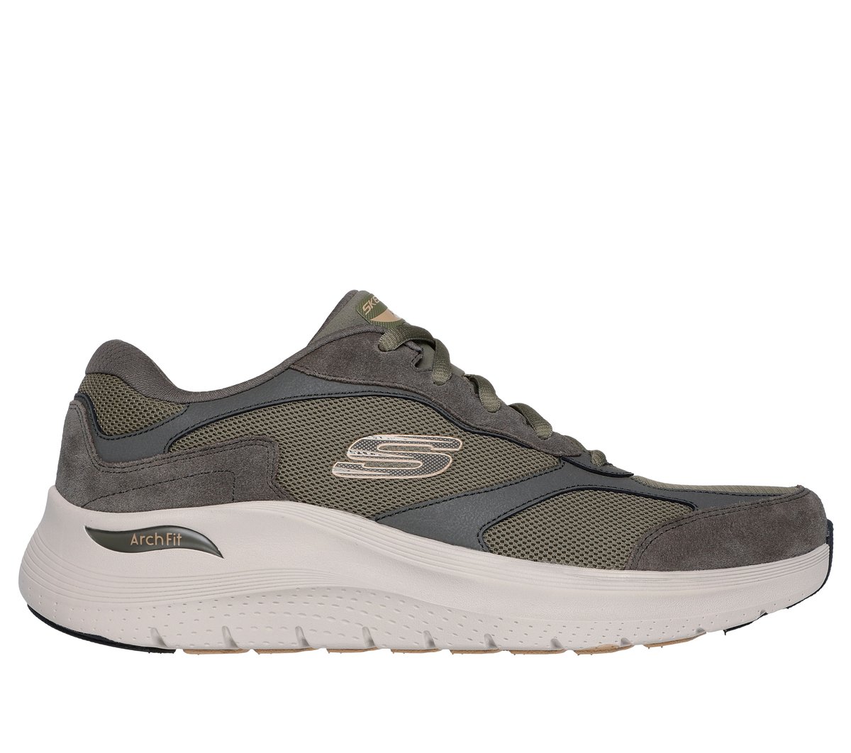 Skechers Arch Fit 2.0 - The Keep en Oliva, talla 39.5
