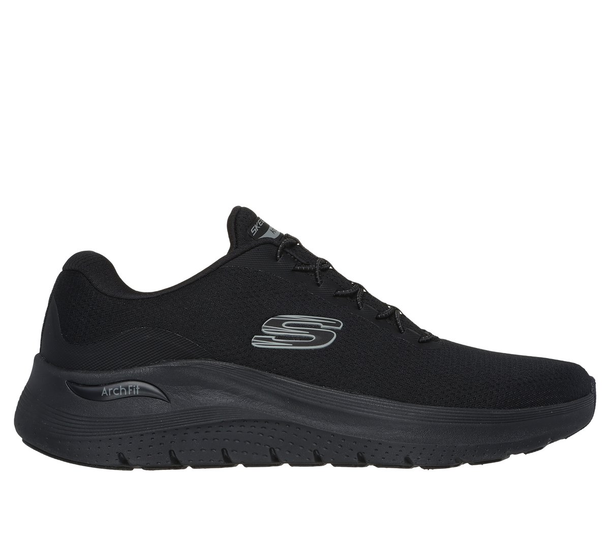 Skechers Homme Arch Fit 2.0 - Upperhand Shoes en Noir, Taille 46, Vegan, Lavable en machine-image-197627668062