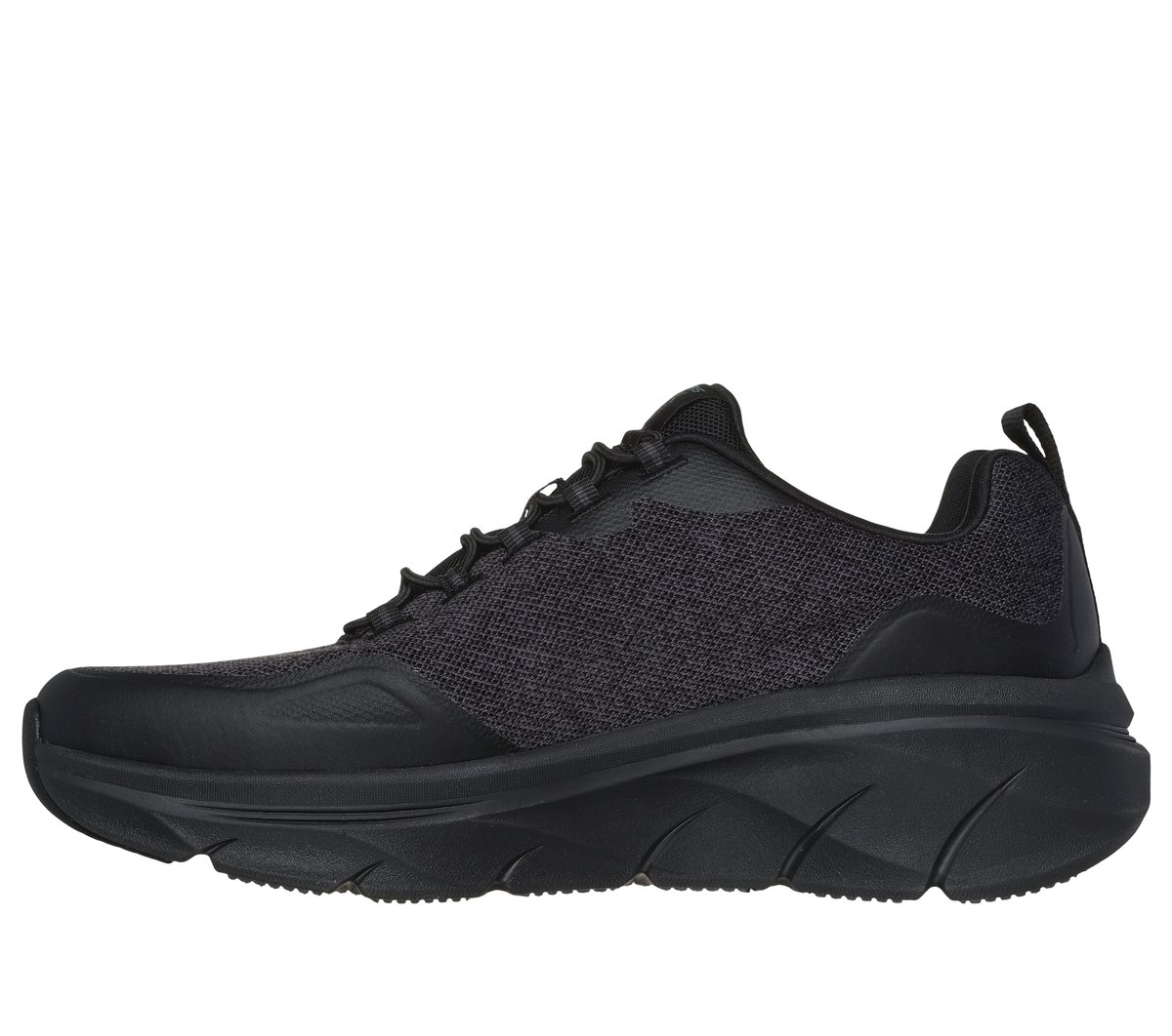 Skechers Relaxed Fit: D'Lux Walker 2.0 - Steadyway Chaussures Moyen Width en Noir, Vegan, Lavable en machine