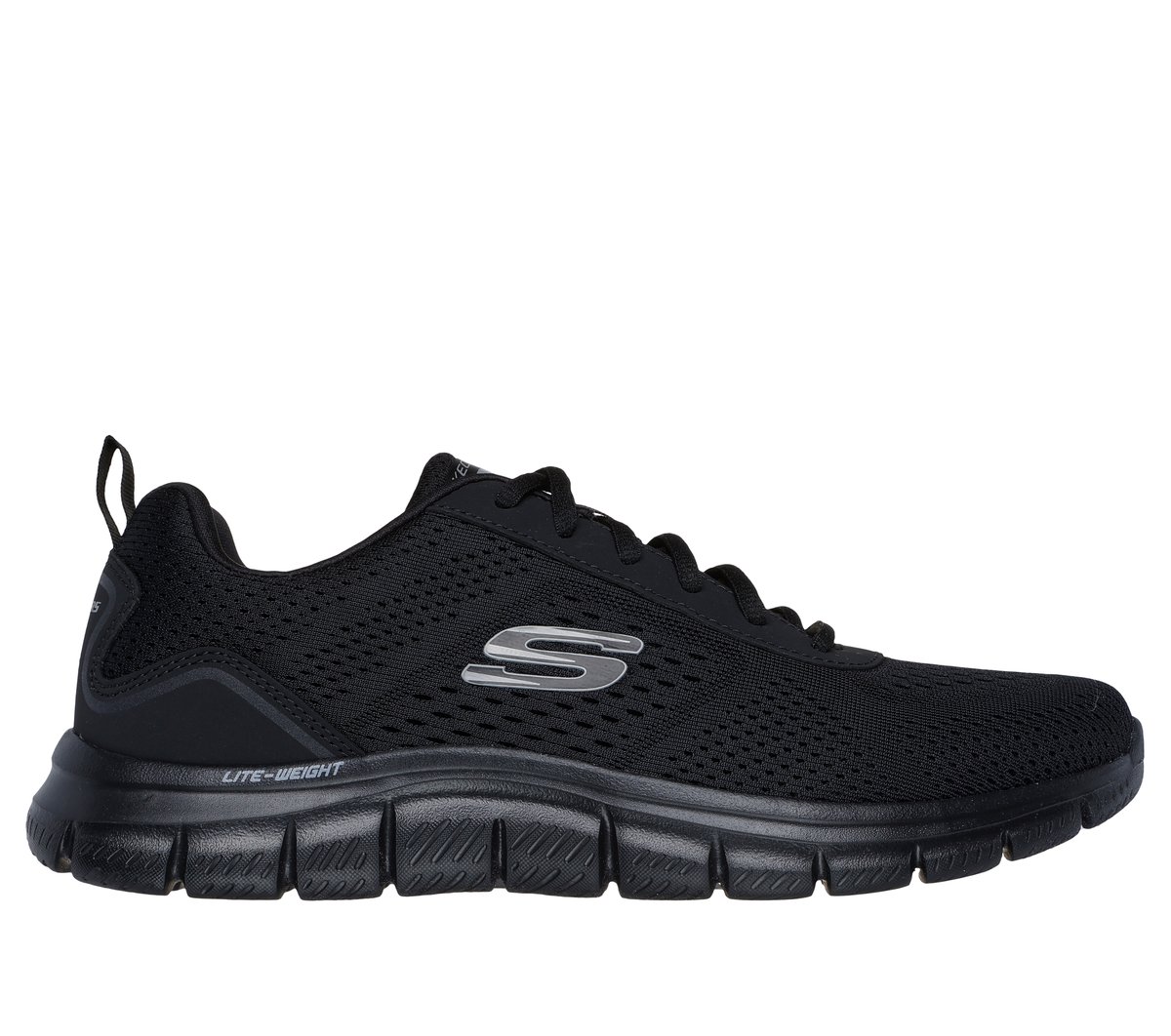 Skechers Track - Leshur Shoes in Schwarz, Größe 42, Vegan, in der Maschine waschbar