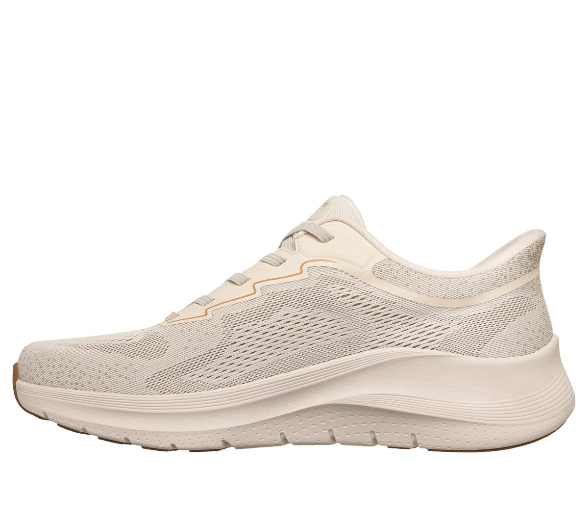 Skechers Slip-ins: Arch Fit 2.0 - Rovant Chaussures Moyen Width en Blanc Cassé, Vegan, Lavable en machine