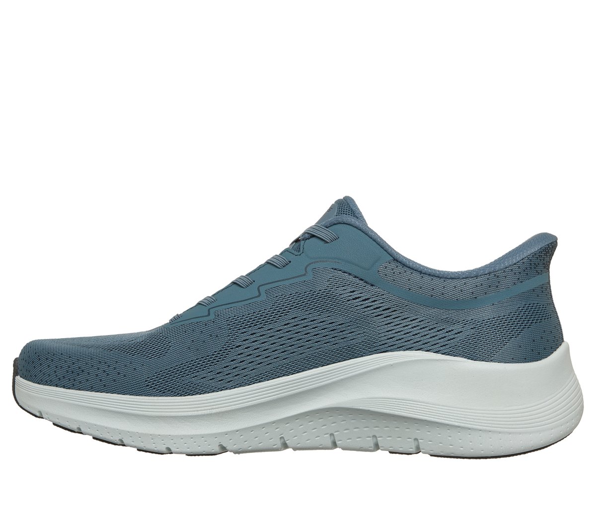 Skechers Slip-ins: Arch Fit 2.0 - Rovant Chaussures Moyen Width en Gris Ardoise, Vegan, Lavable en machine