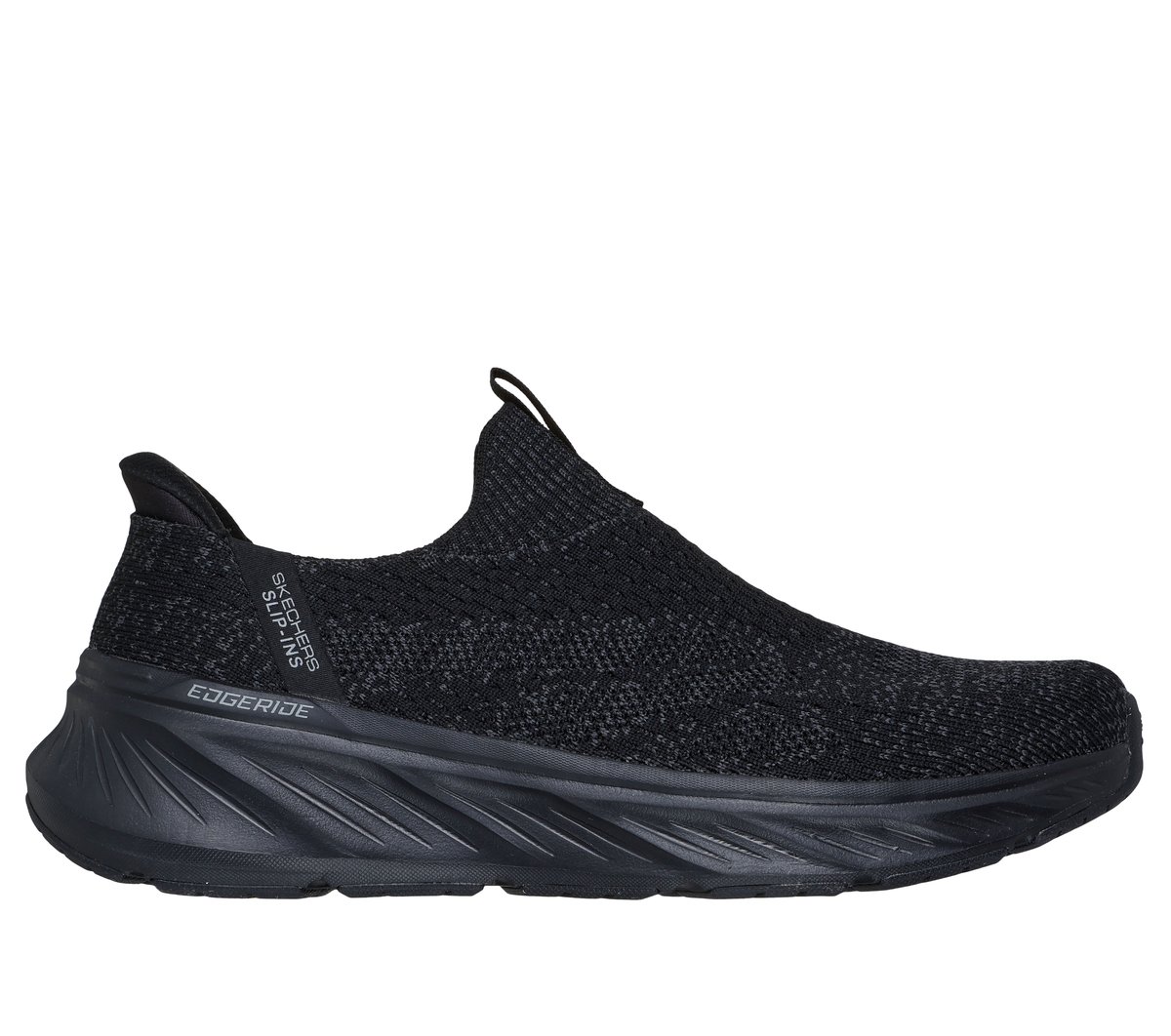 Skechers Slip-ins Relaxed Fit: Edgeride - Commissioner en Negro, talla 42, Vegan