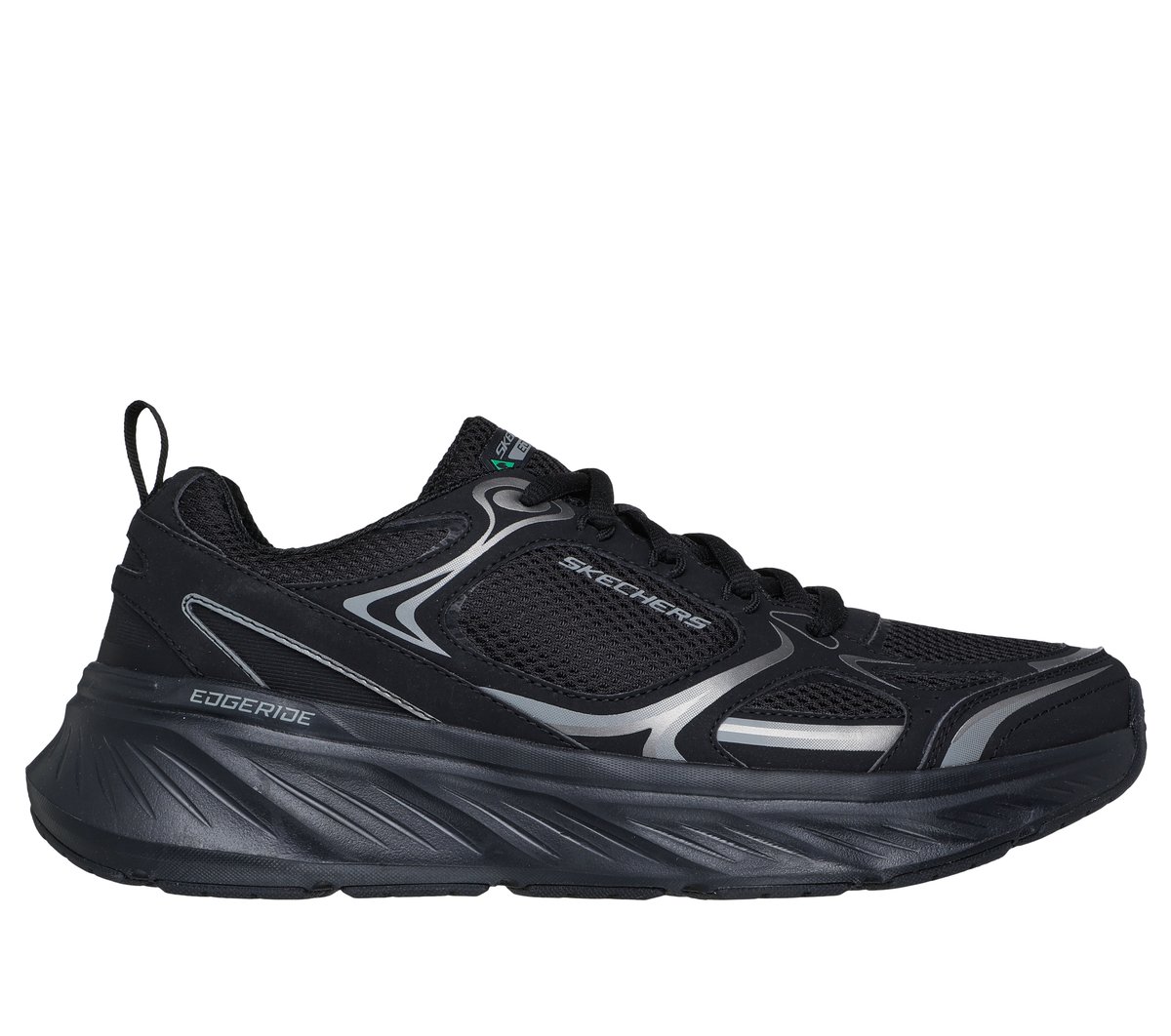 Skechers Relaxed Fit: Edgeride - Exodis en Negro, talla 46, Vegan