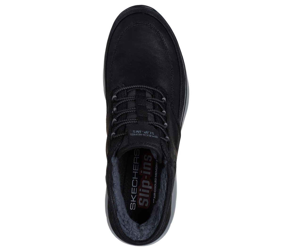 Skechers Slip-ins: Summits - Siegul Chaussures Moyen Width en Noir/Gris Anthracite
