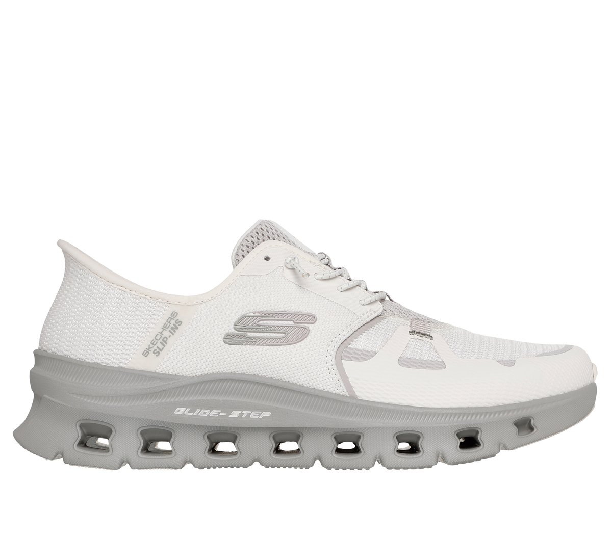 Skechers Slip-ins: Glide-Step Pro Sneaker in Nature Brown/Gray, Größe 44, Vegan, in der Maschine waschbar