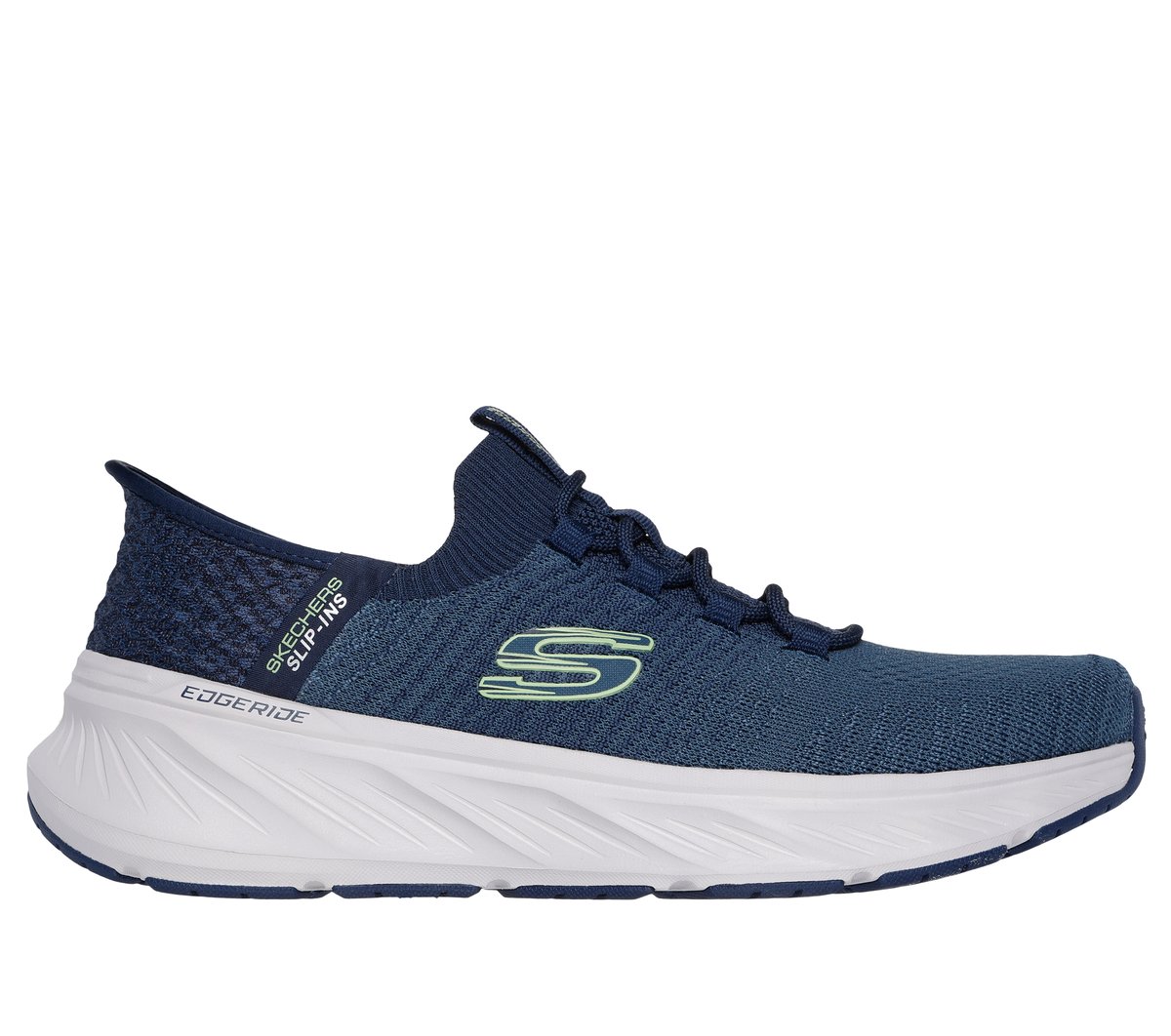 Skechers Slip-ins RF: Edgeride - Raygo en Navy/Lima, talla 39, Vegan