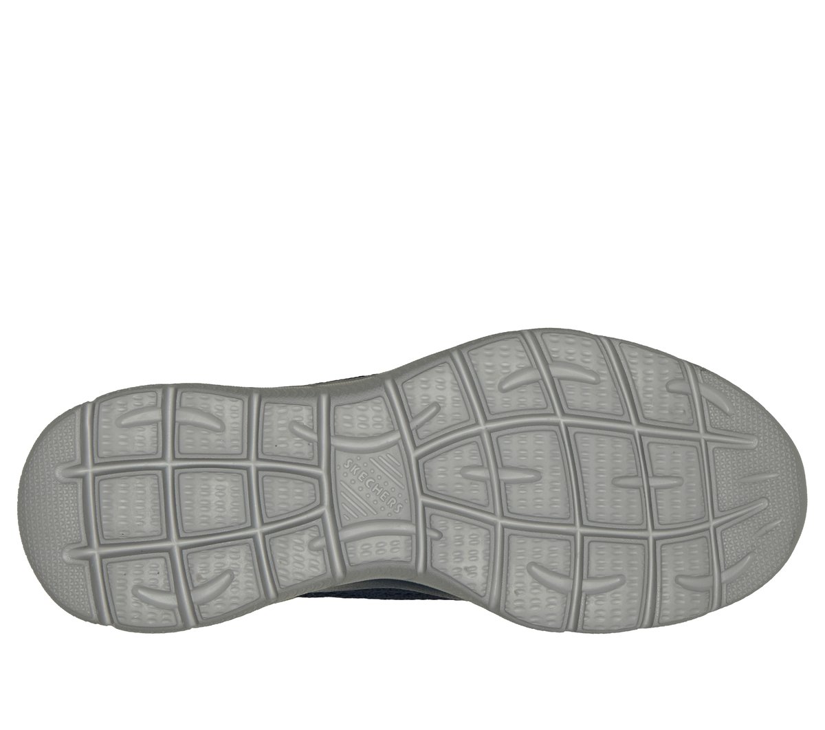 Skechers Slip-ins: Summits - Perfo Chaussures Moyen Width en Bleu Marine/Gris, Vegan, Lavable en machine