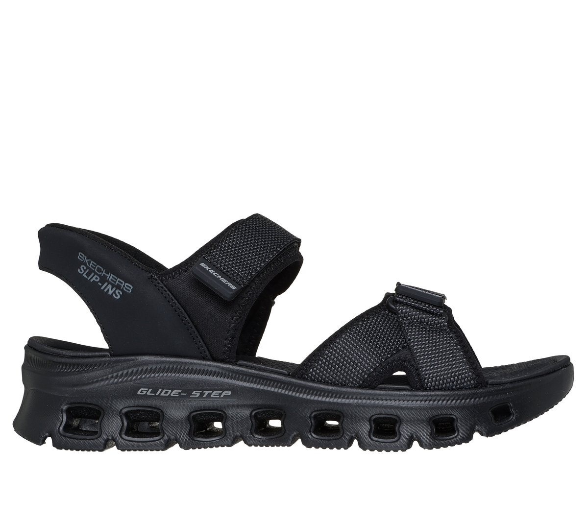 Skechers Slip-ins: Glide-Step Pro Sandal - Salvoe en Negro, talla 45