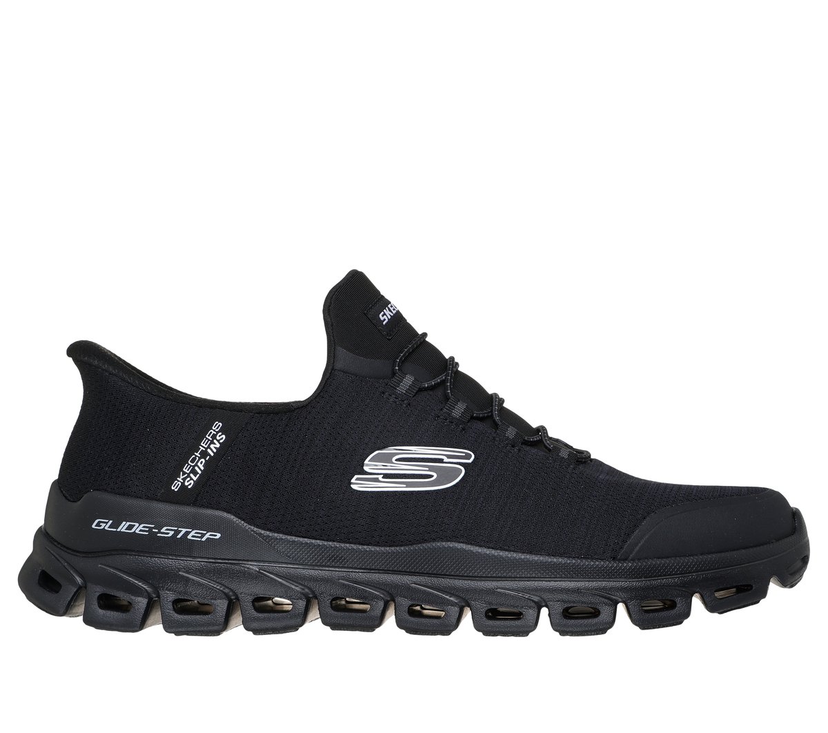 Skechers Slip-ins: Glide-Step - Zefyr en Negro, talla 45, Vegan