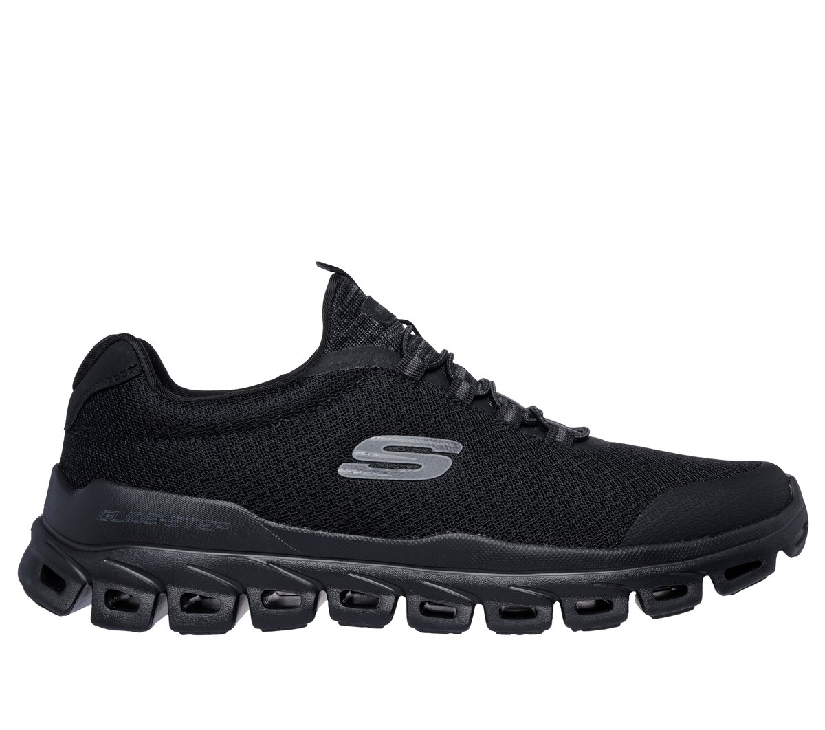Skechers Glide-Step - Sylo en Negro, talla 42.5, Vegan