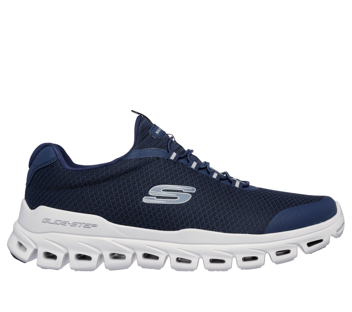 Skechers Glide-Step - Sylo en Navy, talla 43, Vegan