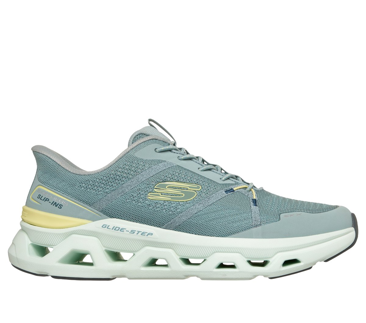 Skechers Slip-ins: Glide-Step Altus - Aphtur en Agua, talla 45, Vegan