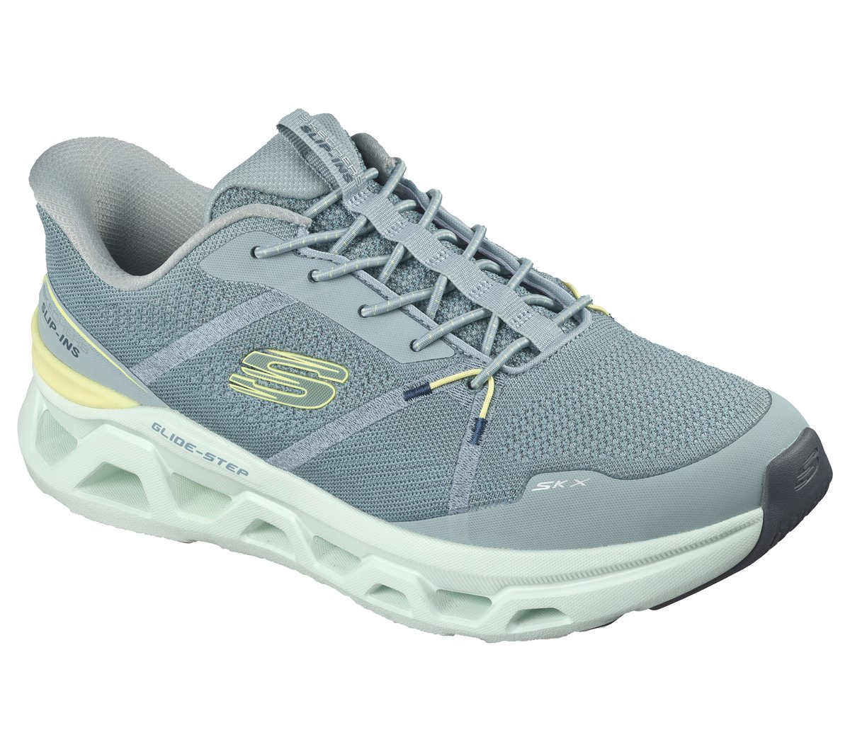 Skechers Slip-ins: Glide-Step Altus - Aphtur Chaussures Moyen Width en Aqua, Vegan, Lavable en machine