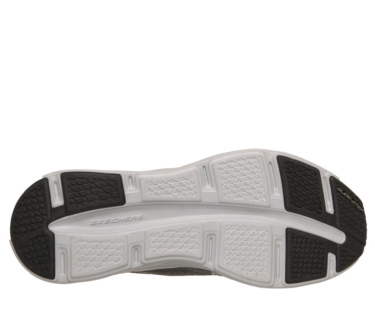 Skechers Slip-ins: Glide-Step Altus - Aphtur Chaussures Moyen Width en Gris/Noir, Vegan, Lavable en machine