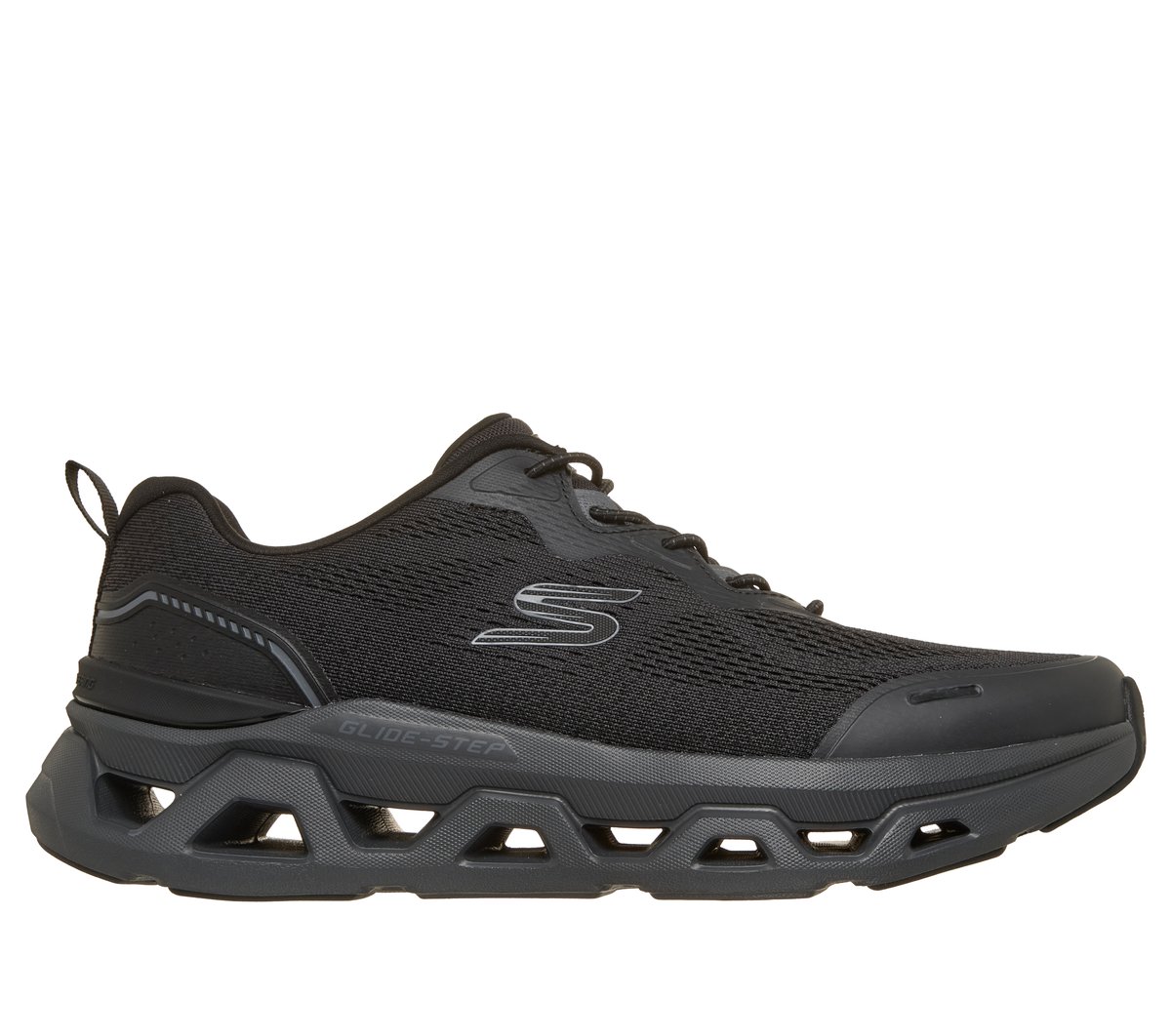 Skechers Skechers Men's Glide-Step Altus - Graiden Sneaker in Black, Size 8 | Textile/Synthetic, Vegan, Machine Washable