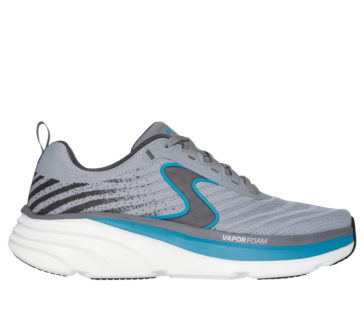Skechers Relaxed Fit: D'Lux Vapor - Gallor en Gris/Turquesa, talla 41, Vegan