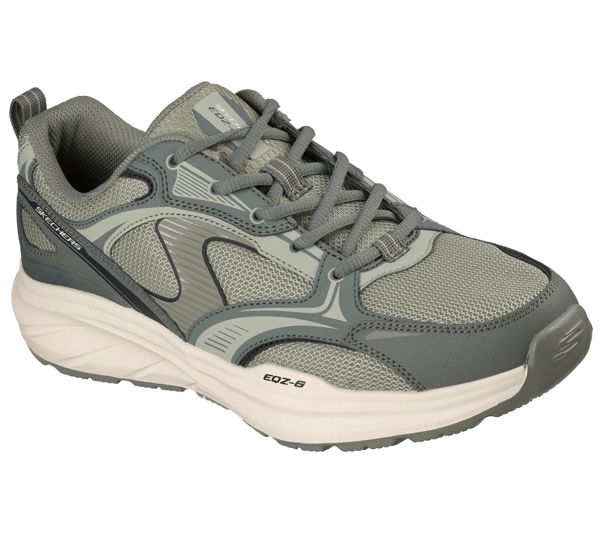Skechers Relaxed Fit: Equalizer 6.0 -Swanzer Chaussures Moyen Width en Vert Sauge, Vegan