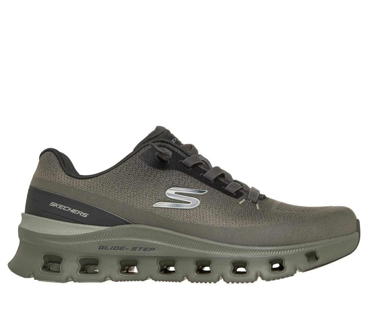 Skechers Skechers Men's Glide-Step Pro - Waverra Sneaker in Olive, Size 9 | Textile/Synthetic, Vegan, Machine Washable