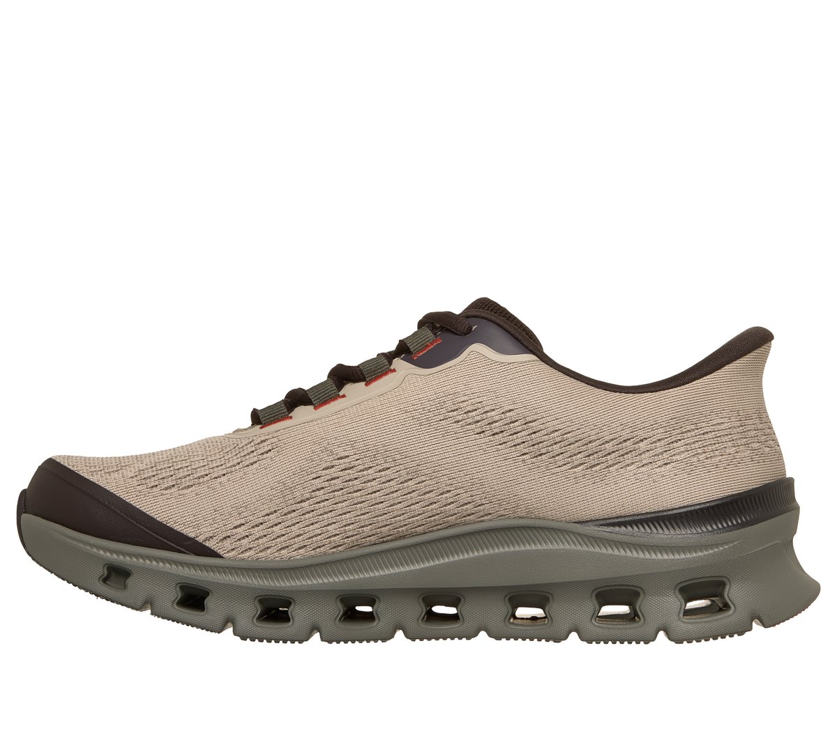 Skechers Slip-ins Waterproof: Glide-Step Pro - ChaChing Chaussures Moyen Width en Taupe, Vegan