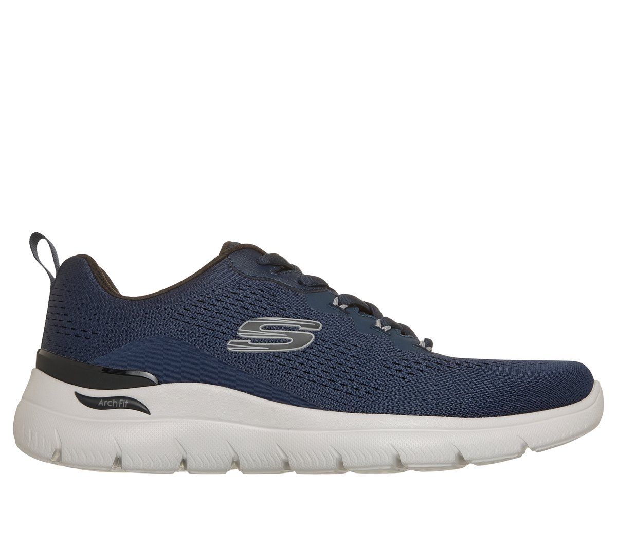 Skechers Men's Navy Blue Arch Fit Summits - Kravel Sneaker In Size 8.5 | Textile/Synthetic, Vegan, Machine Washable
