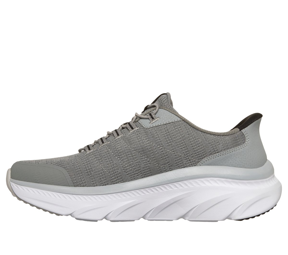 Skechers Slip-ins Relaxed Fit: D'Lux Walker 3.0 - Drevven Chaussures Moyen Width en Gris/Noir, Lavable en machine