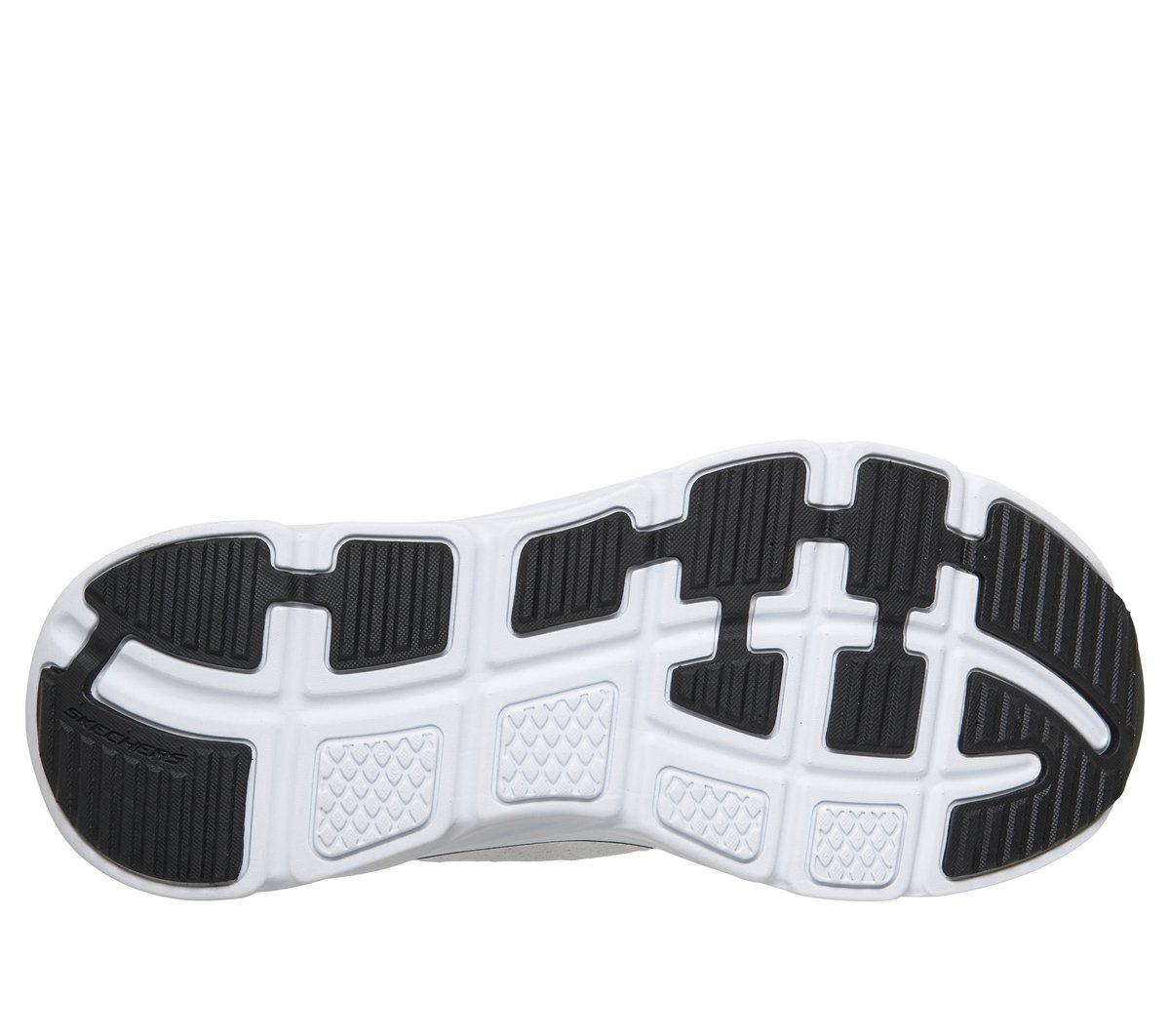 Skechers Slip-ins Relaxed Fit: D'Lux Walker 3.0 - Drevven Chaussures Moyen Width en Blanc/Noir, Lavable en machine