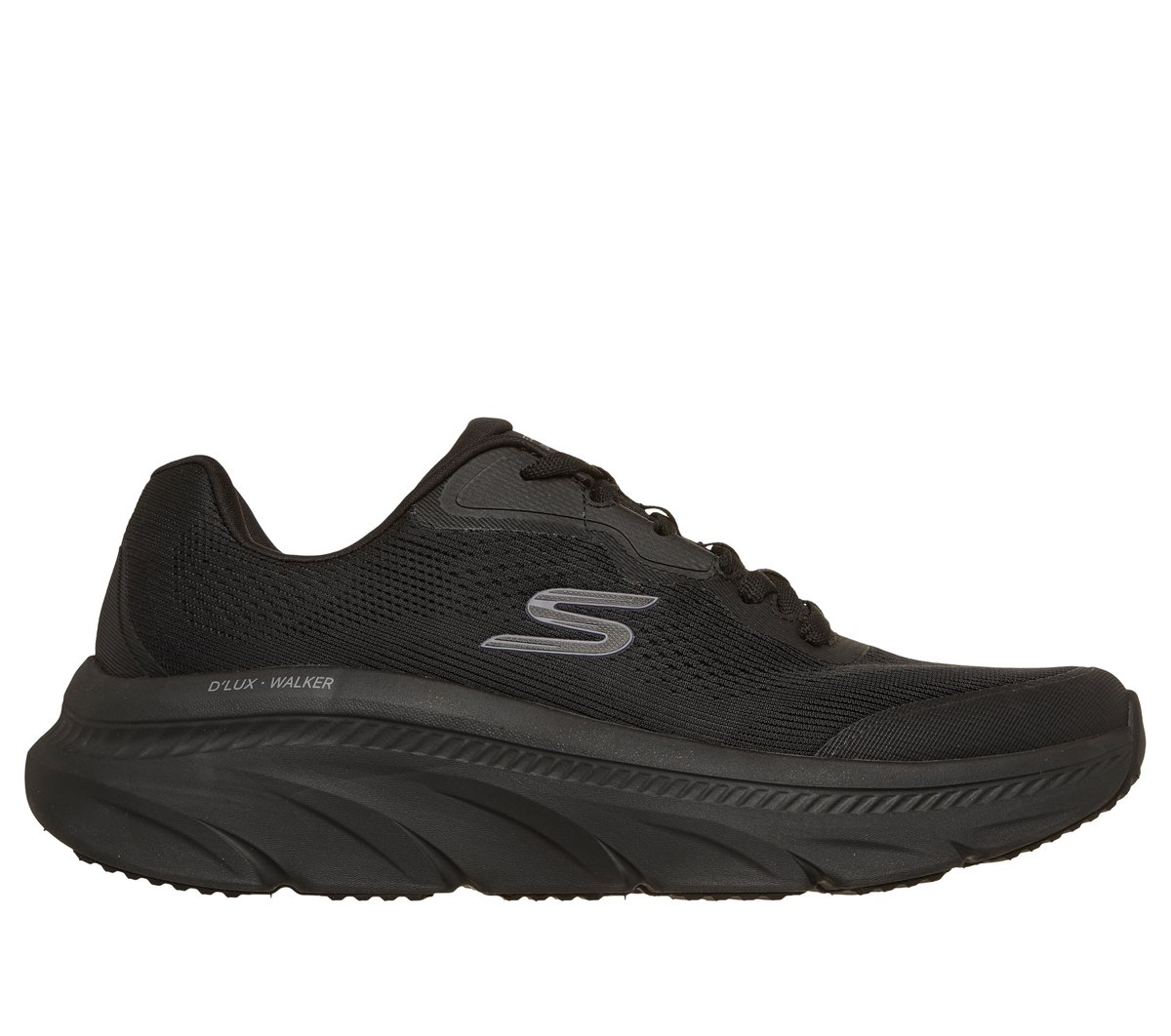 Skechers Relaxed Fit: D'Lux Walker 2.0 - Bravik en Negro, talla 42.5, Vegan