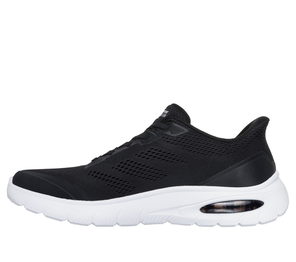 Skechers Slip-ins: Skech-AirSummits Chaussures Moyen Width en Noir/Blanc, Vegan, Lavable en machine