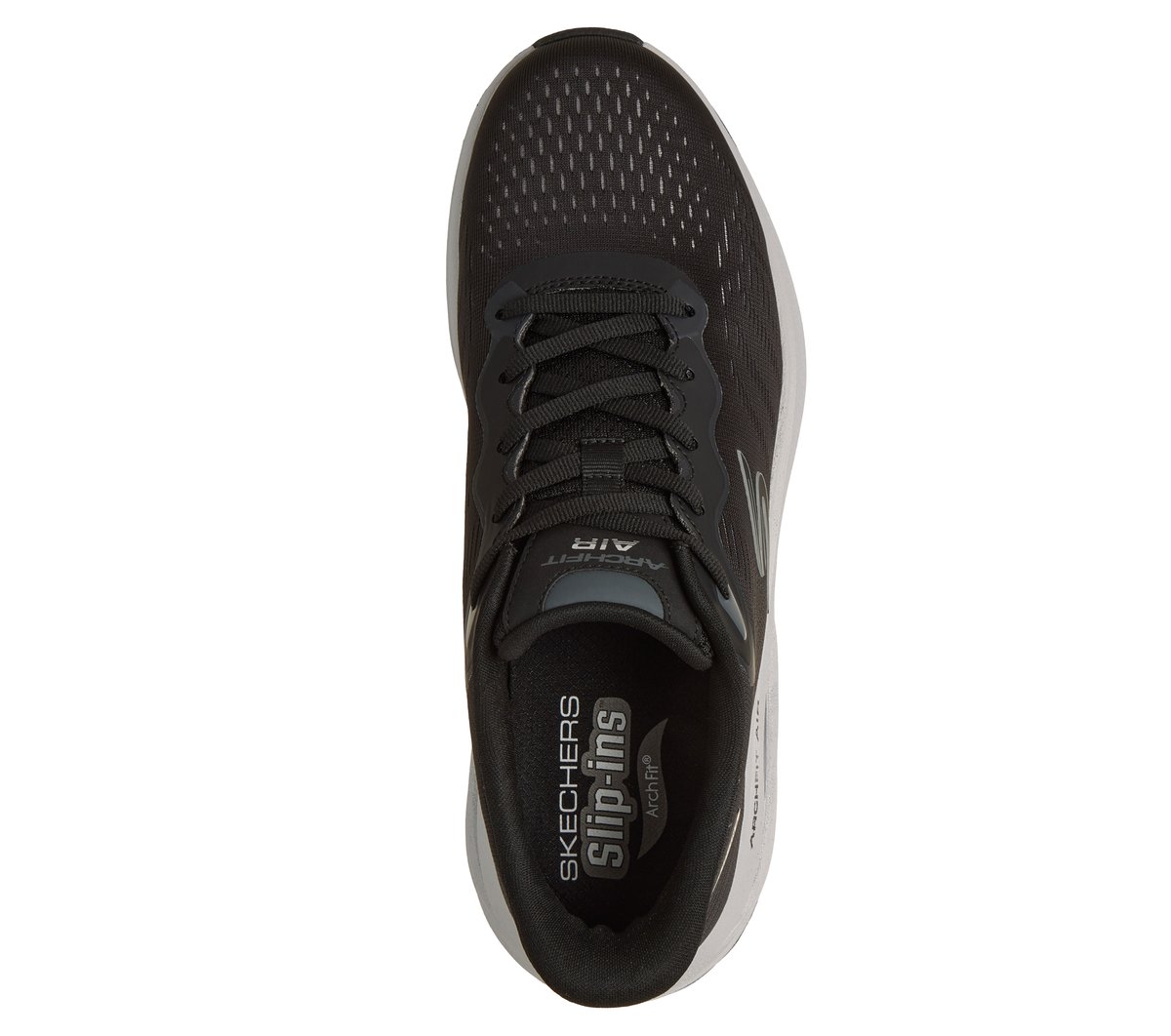 Skechers Uomo Slip-Ins: Arch Fit Skech-Air - Zoryn Sneaker In Nero/Grigio, Taglia 43, Vegan - 2