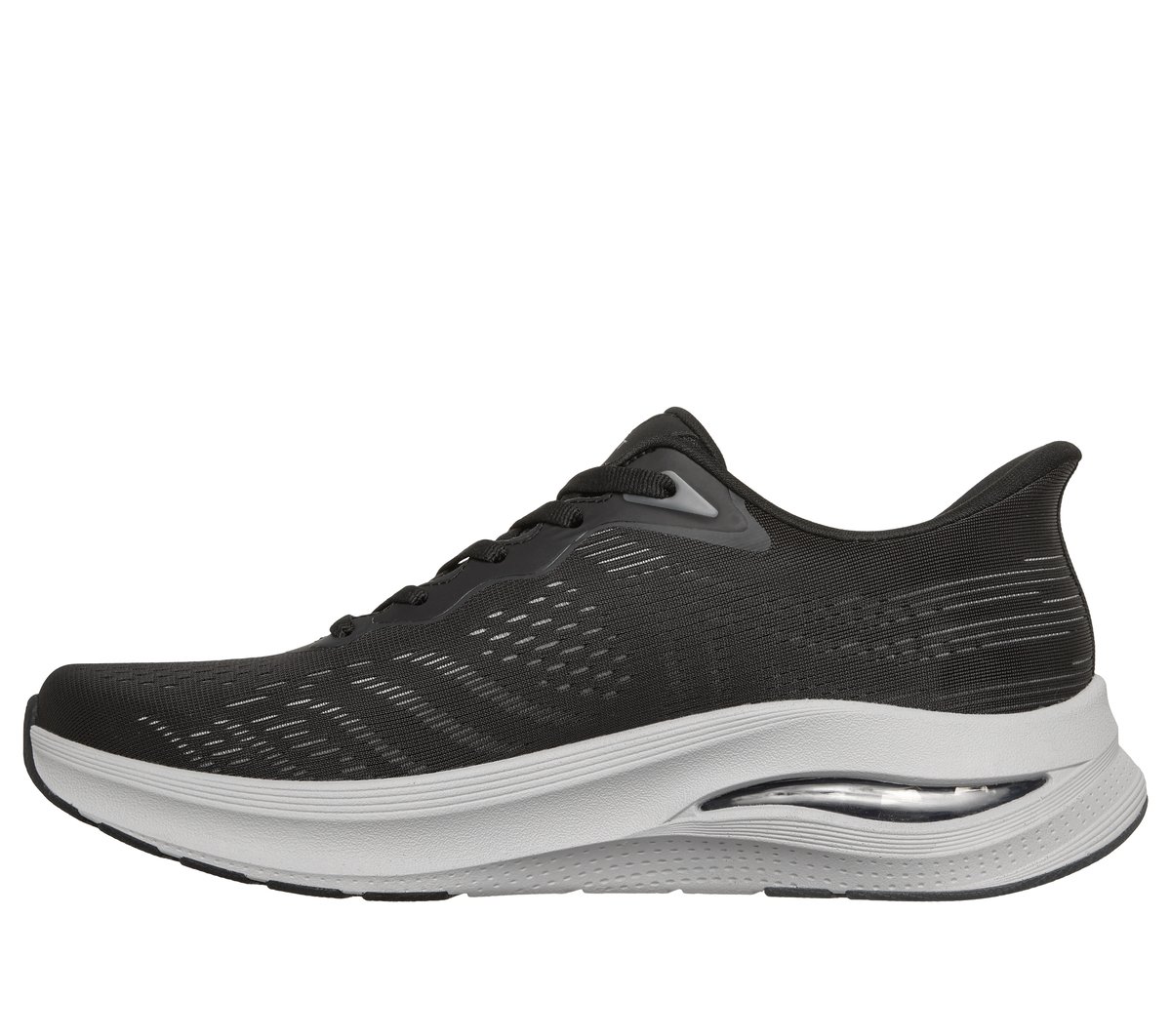 Skechers Slip-ins: Arch Fit Skech-Air - Zoryn Chaussures Moyen Width en Noir/Gris, Vegan